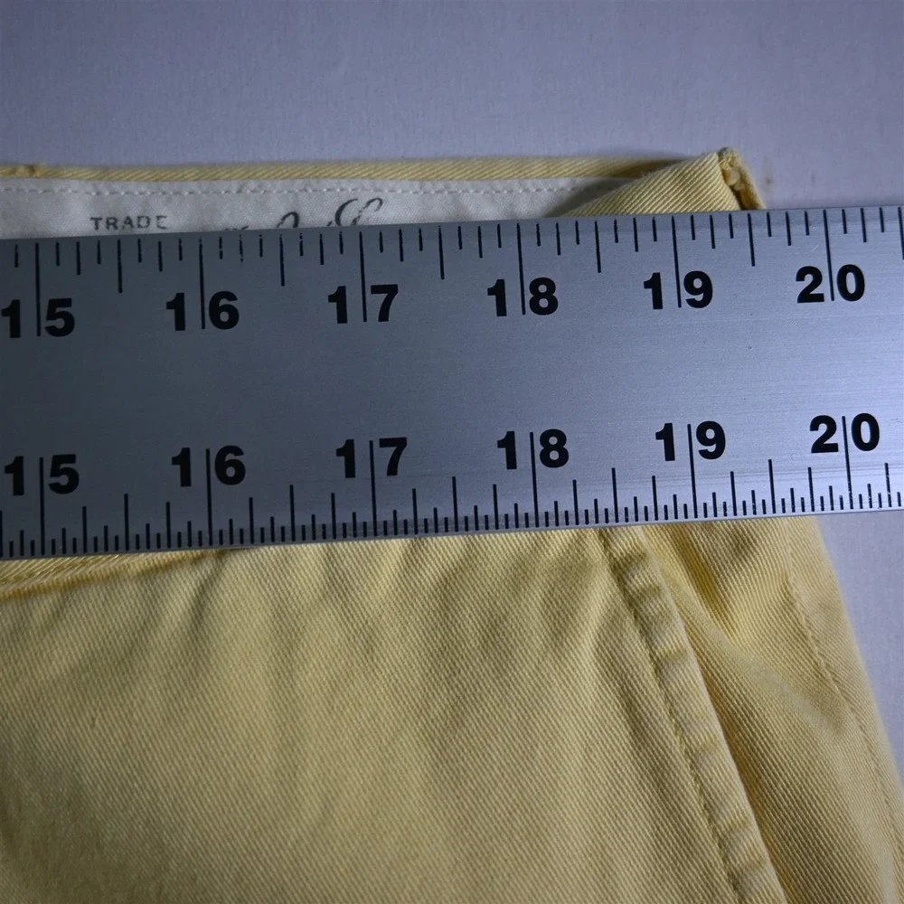 Polo Ralph Lauren 38x30 Yellow 100% Cotton Recent Classic Fit Mens Chino Pants